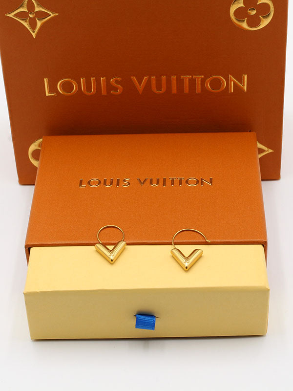 حلق لويس فيتون مدور V حلق louis vuitton