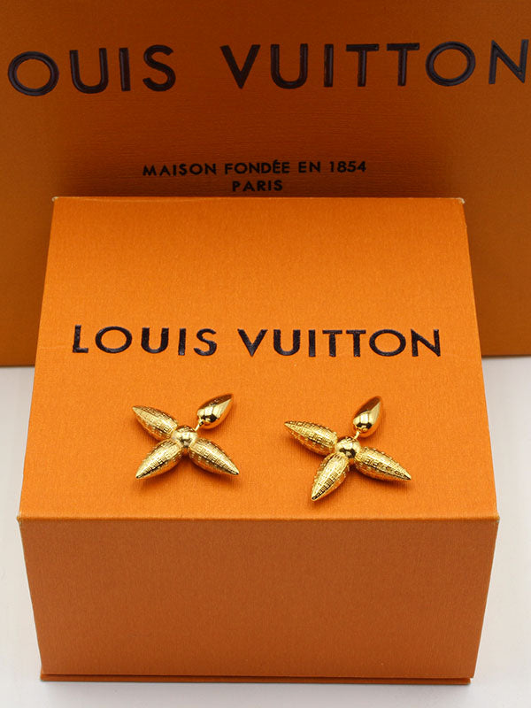 حلق لويس فيتون بلس ذهبي حلق louis vuitton