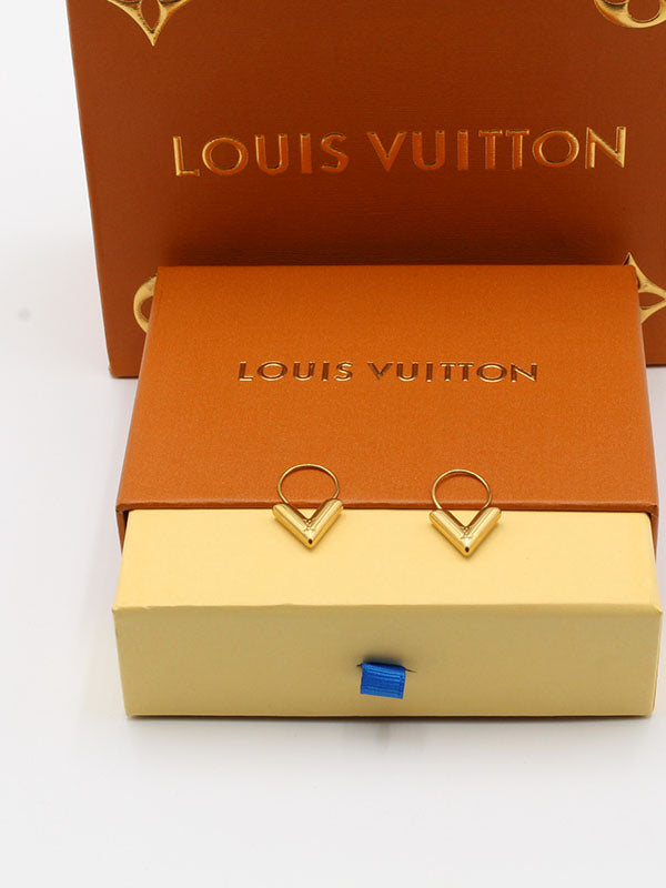 حلق لويس فيتون مدور V حلق louis vuitton