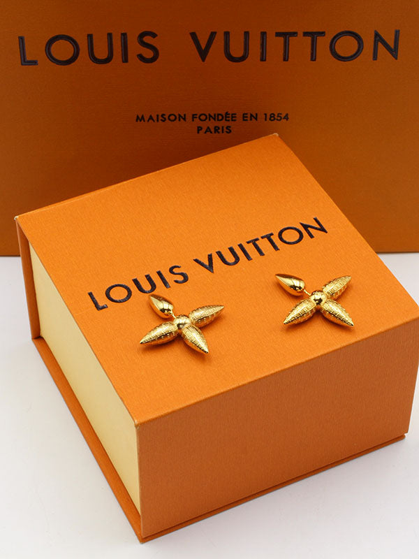 حلق لويس فيتون بلس ذهبي حلق louis vuitton