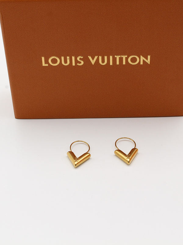 حلق لويس فيتون مدور V حلق louis vuitton