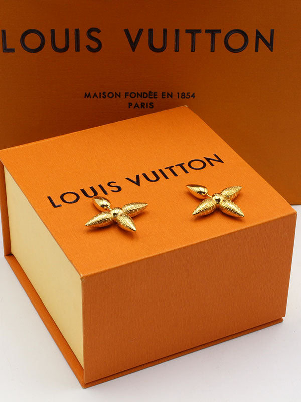 حلق لويس فيتون بلس ذهبي حلق louis vuitton