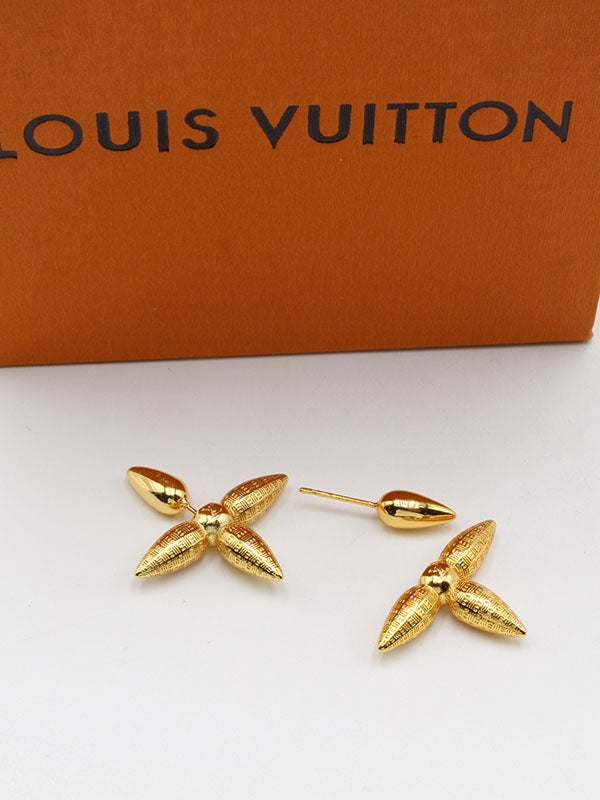 حلق لويس فيتون بلس ذهبي حلق louis vuitton