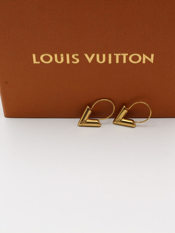 حلق لويس فيتون مدور V حلق louis vuitton