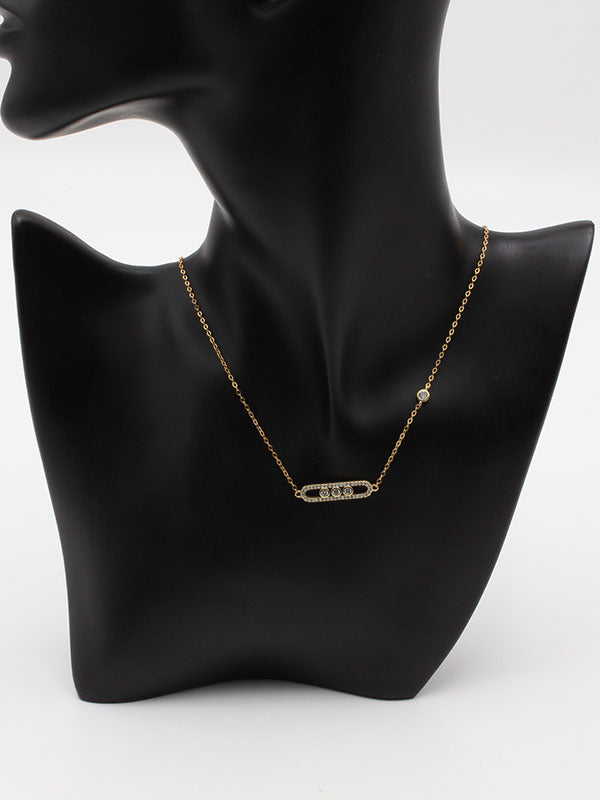 سلسال ميسيكا زركون صغير ناعم سلسال messika