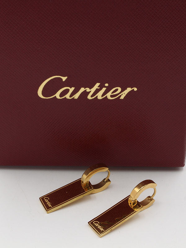 حلق كارتير ميتال لوقو حلق CARTIER