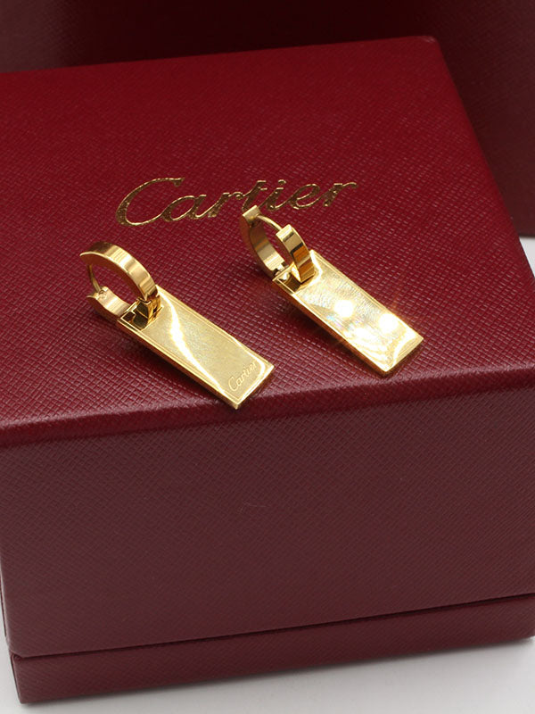 حلق كارتير ميتال لوقو حلق CARTIER
