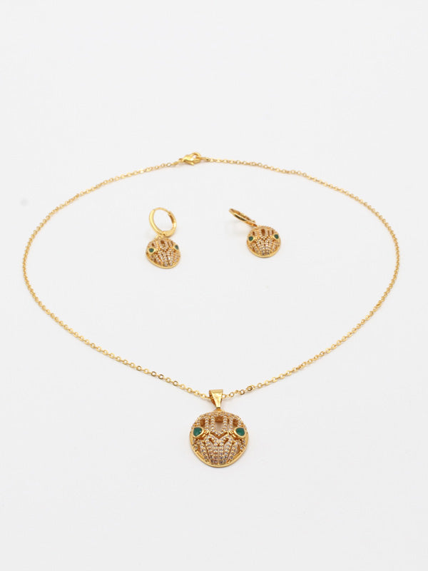 طقم بولغاري سنيك ذهبي زركون اطقم bvlgari