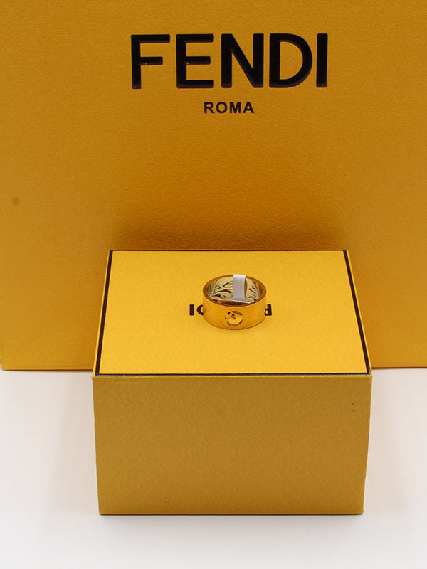 دبلة فندي عريضه خواتم fendi