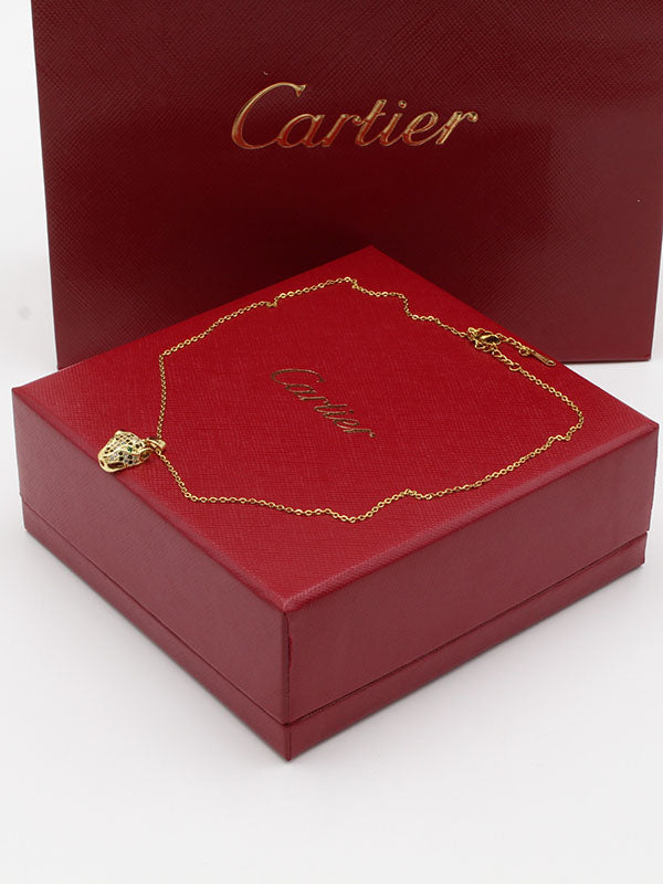 سلسال كارتير تايقر ناعم بلاك قولد سلسال CARTIER