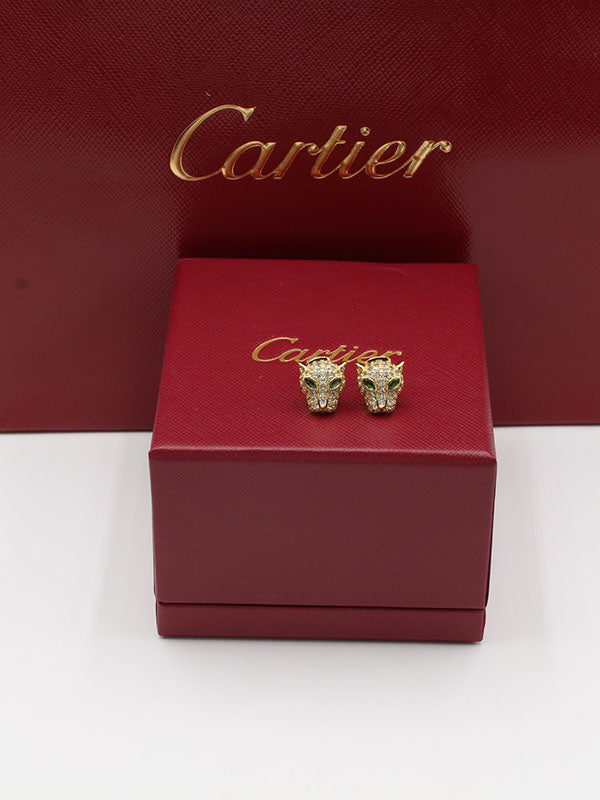 حلق تايقر زركون قرين ايز صغير حلق CARTIER