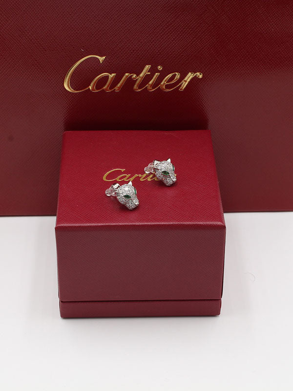 حلق تايقر زركون قرين ايز صغير حلق CARTIER