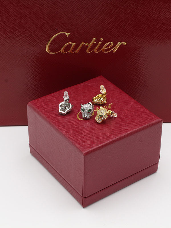 حلق تايقر زركون قرين ايز صغير حلق CARTIER