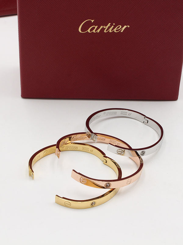 اساور كارتير الجديده زركون لوقو طقم 3 قطع اسواره CARTIER