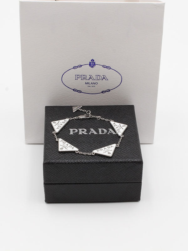 اساور برادا لوقو فور بندنتس اسواره brada ابيض فضي