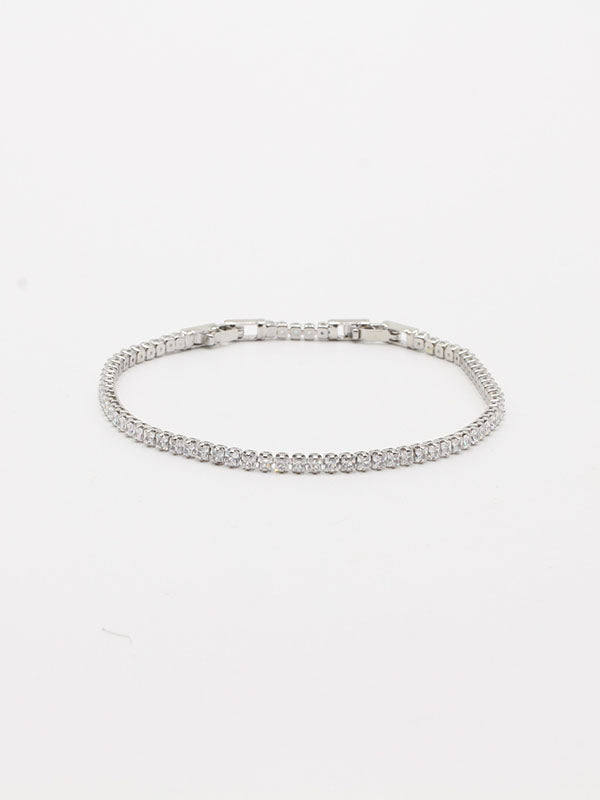 اسواره تنس زركون اسواره Swarovski فضي