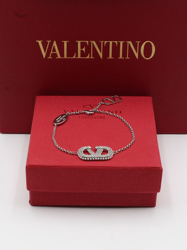 اسواره فالنتينو ذهبي زركون لوقو كبير اسواره VALENTINO