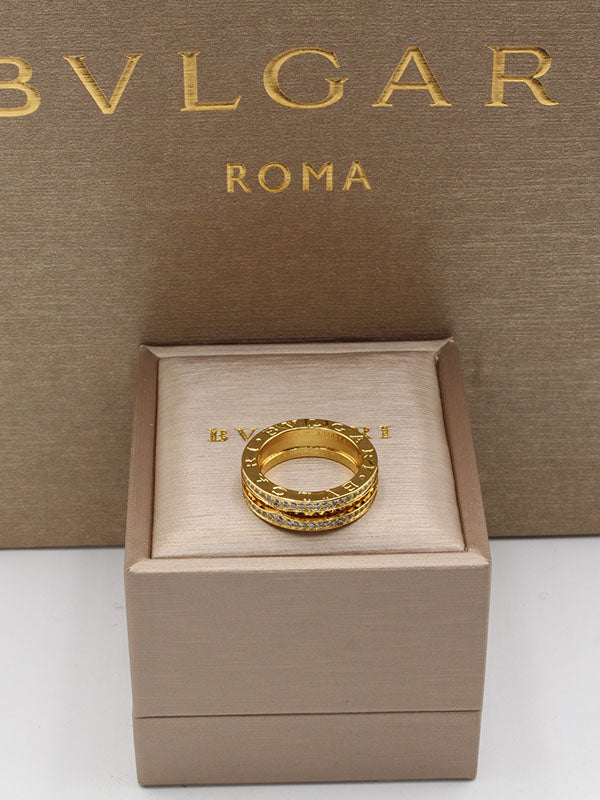 خاتم بولغاري زركون دبل لاينز خواتم bvlgari