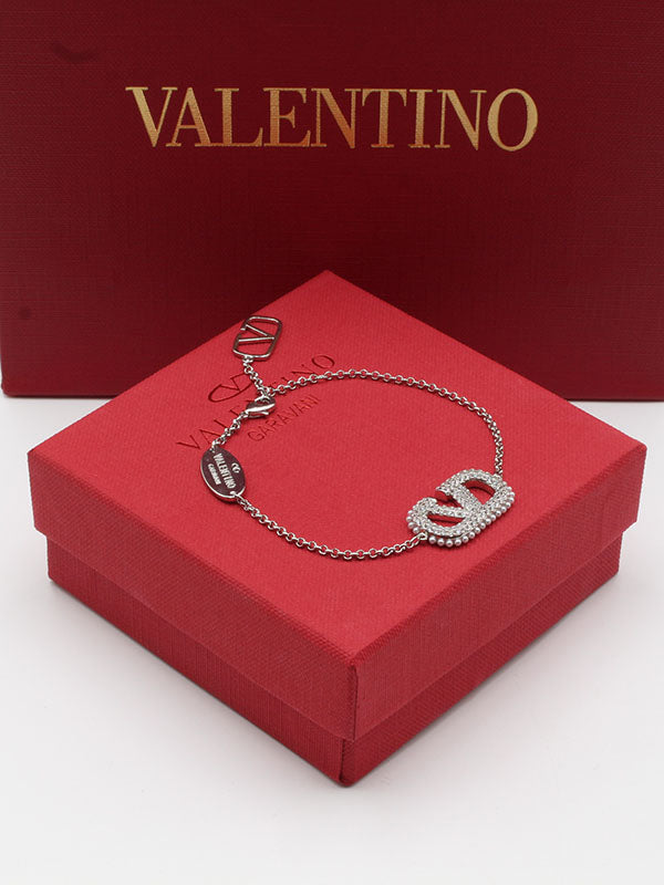 اسواره فالنتينو ذهبي زركون لوقو كبير اسواره VALENTINO