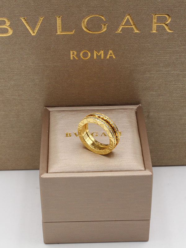 خاتم بولغاري زركون دبل لاينز خواتم bvlgari