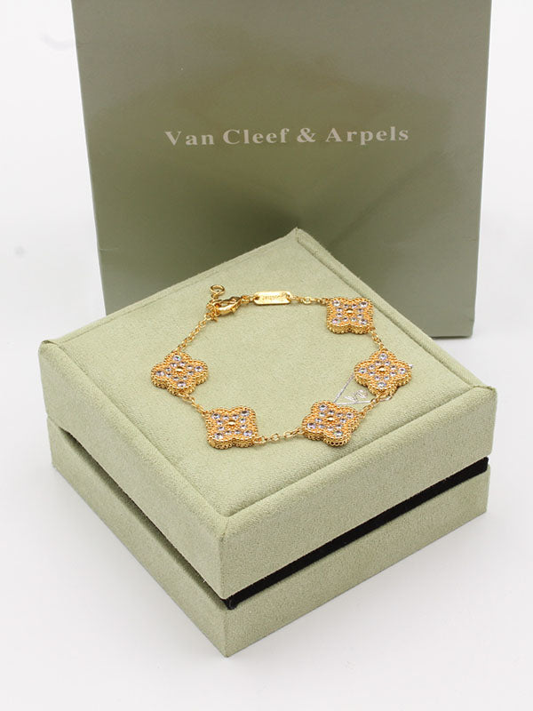 اسواره فان كليف وردات اسواره van cleef ذهبي (روز قولد)