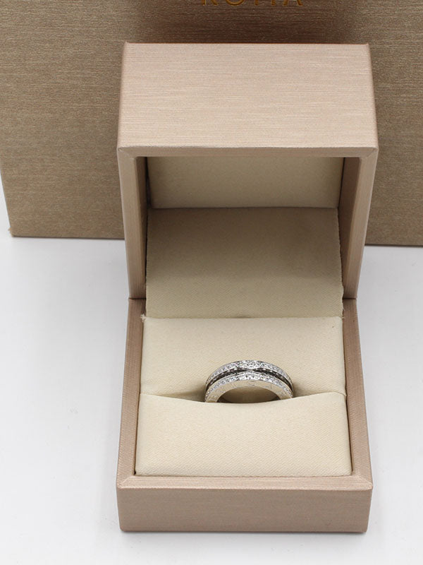 خاتم بولغاري زركون دبل لاينز خواتم bvlgari