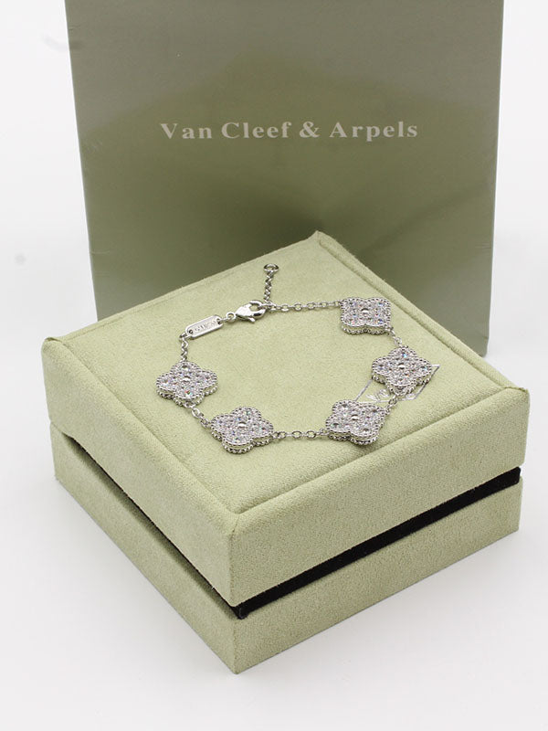 اسواره فان كليف وردات اسواره van cleef فضي