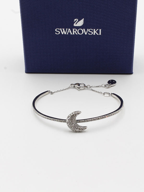 اسواره سواروفسكي هلال كريستال اسواره Swarovski فضي