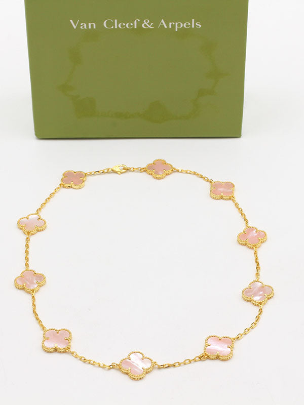 سلسال فان كليف الماستر الجديد سلسال van cleef بينك ذهبي