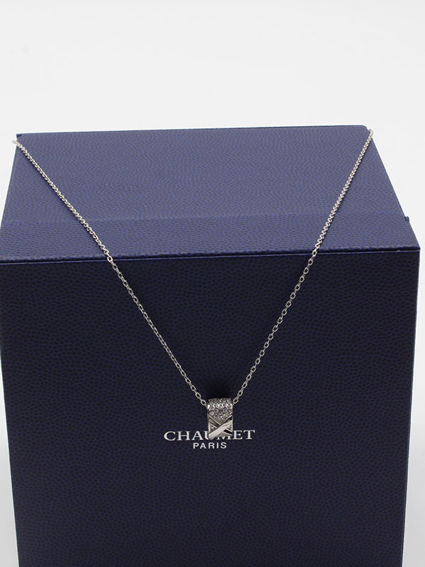 سلسال شوميه زركون فضي سلسال chaumet