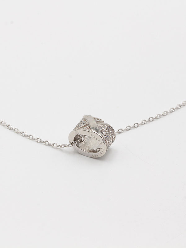 سلسال شوميه زركون فضي سلسال chaumet