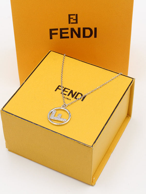 سلسال فندي زركون مدور سلسال fendi