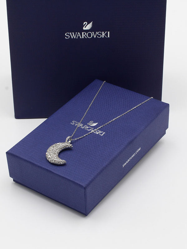 سلسال سواروفسكي هلال كريستال سلسال Swarovski