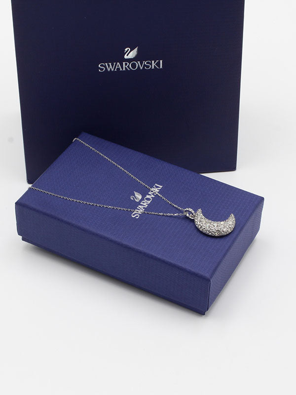 سلسال سواروفسكي هلال كريستال سلسال Swarovski