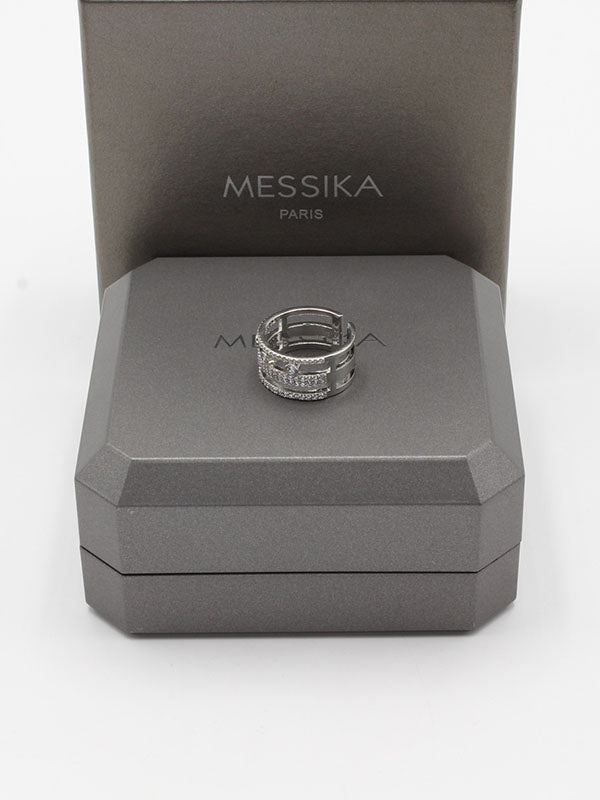 خاتم ميسيكا زركون عريض خواتم messika