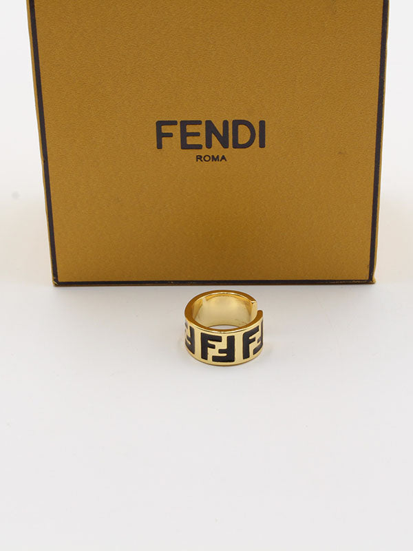 خاتم فندي لوقو الجديد خواتم fendi