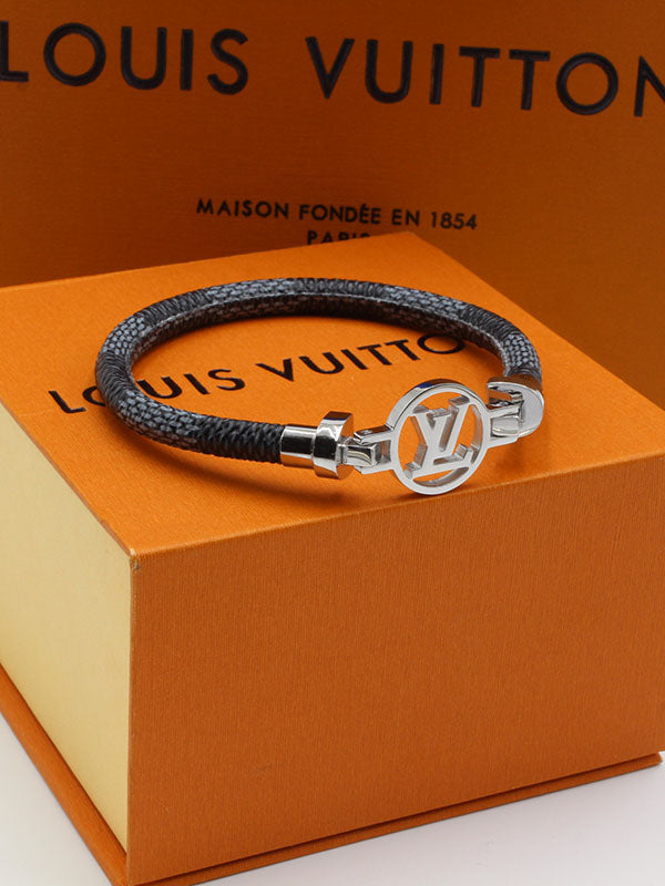 اساور لويس فيتون جلد LV LOGO اسواره louis vuitton
