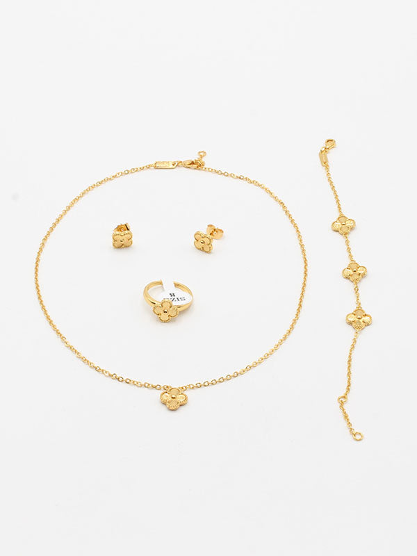 طقم فان كليف صغير ناعم لوقو اطقم van cleef ذهبي 6