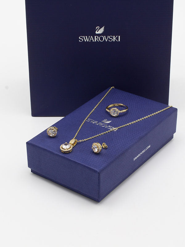طقم سواروفسكي 3 قطع اطقم Swarovski