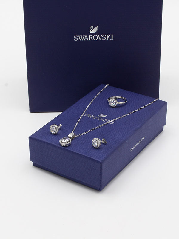 طقم سواروفسكي 3 قطع اطقم Swarovski