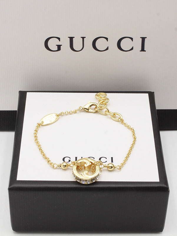 اسوارة قوتشي كيوبك زركون ناعمة لوقو اسواره gucci