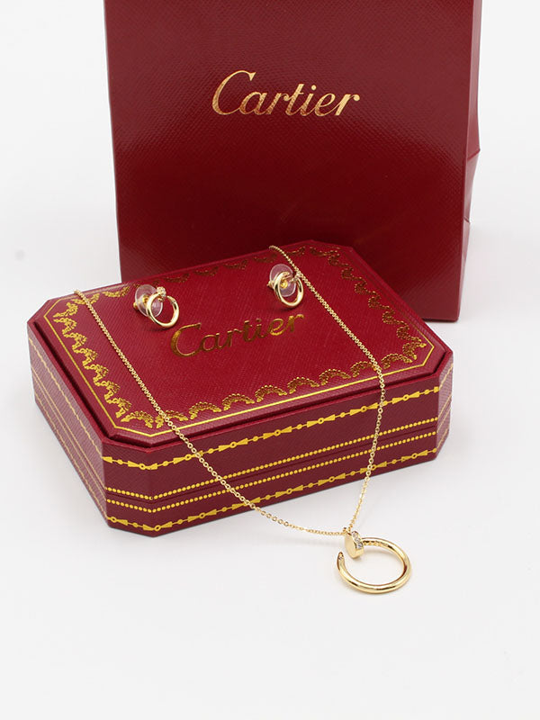 طقم كارتير مسمار زركون اطقم CARTIER