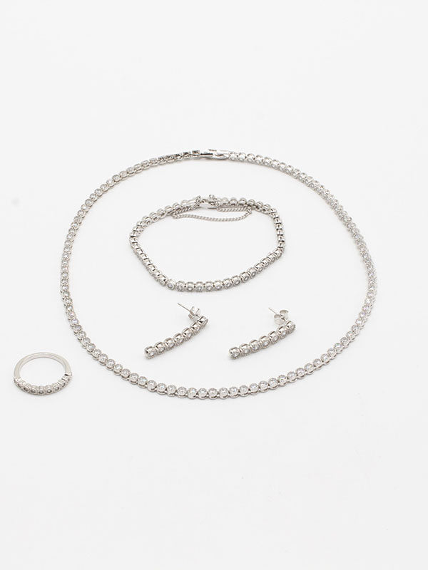 طقم زركون تنس سهره اطقم Swarovski