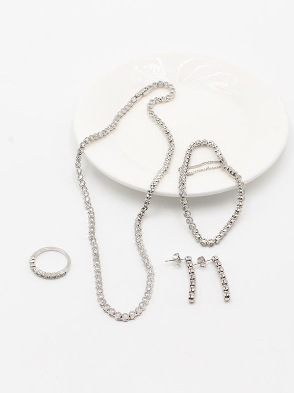 طقم زركون تنس سهره اطقم Swarovski