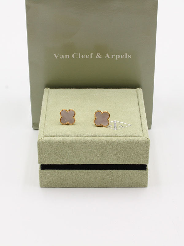 حلق فان كليف وسط لوقو حلق van cleef ابيض