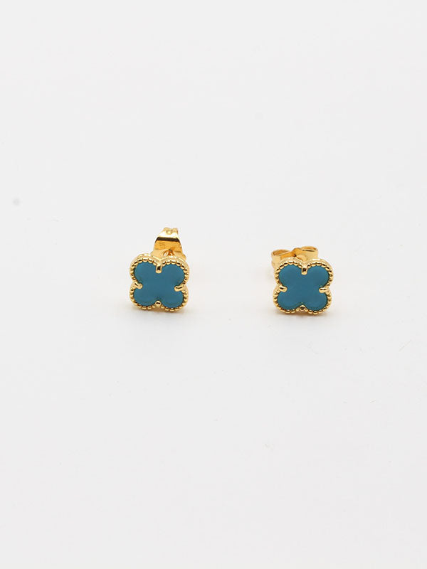 حلق فان كليف صغير حلق van cleef تركواز