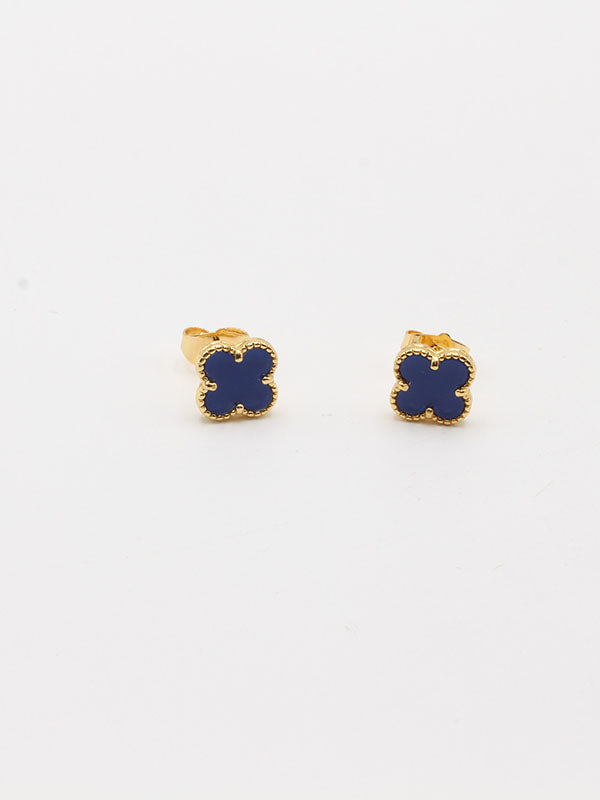 حلق فان كليف صغير حلق van cleef ازرق