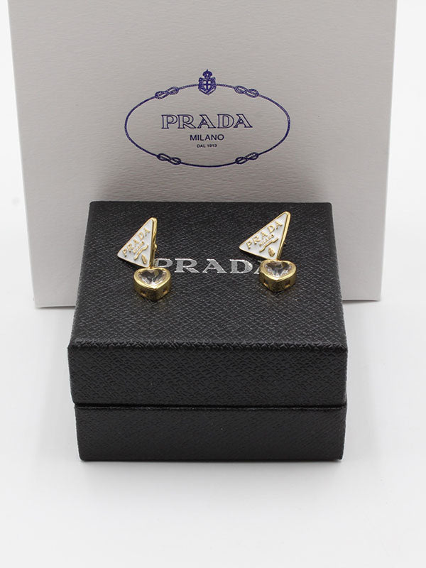 حلق برادا لوقو بندنت حلق brada ابيض ذهبي