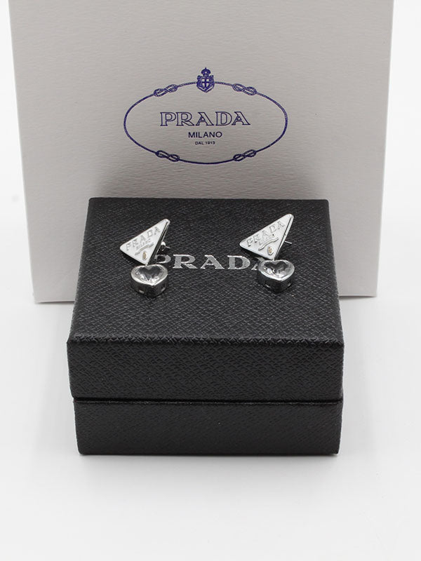 حلق برادا لوقو بندنت حلق brada ابيض فضي