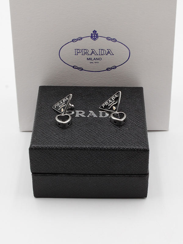 حلق برادا لوقو بندنت حلق brada اسود فضي